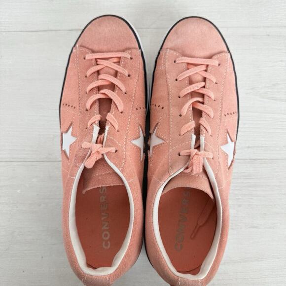 Converse Chuck Taylors Womens 9 One Star Platform Ox Suede Coral Pink 564382C - Picture 7 of 13